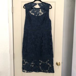 Copper St Navy lace dress